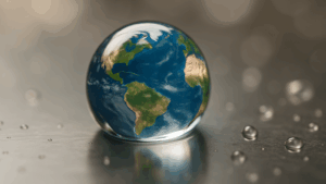 Welt im Tropfen